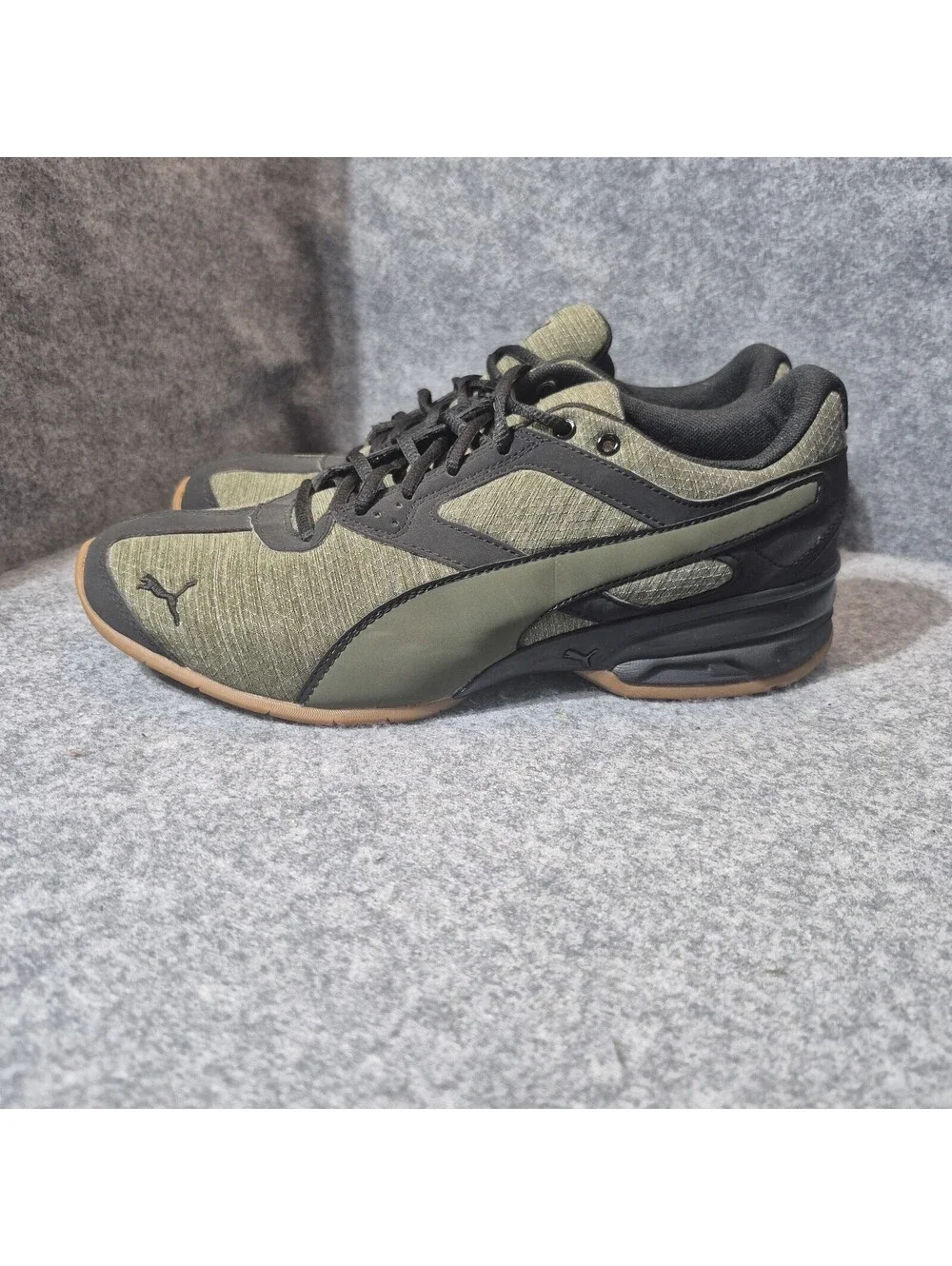 Puma Tazon 6 Men's 8.5 Heather Green & Black